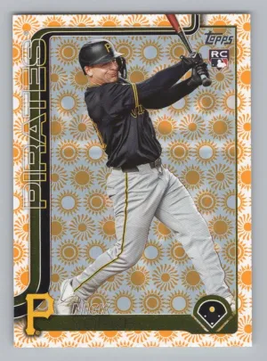 Nick Yorke Rookie 2025 Topps Holiday Pittsburgh Pirates