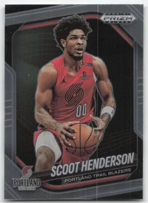 Scoot Henderson 2024-25 Panini Prizm Black Portland Trail Blazers