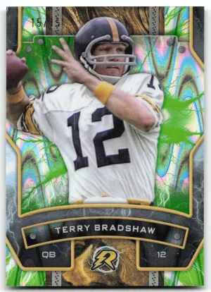 Terry Bradshaw 2024 Topps Resurgence Lime Green Power Surge #/15 Steelers