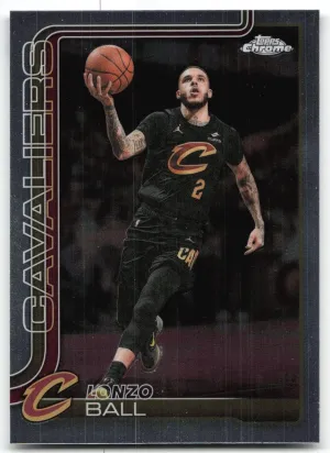 Lonzo Ball 2025-26 Topps Chrome Update Cleveland Cavaliers