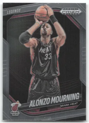 Alonzo Mourning 2024-25 Panini Prizm Black Miami Heat