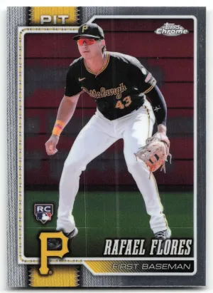 Rafael Flores Rookie 2026 Topps Chrome Pittsburgh Pirates