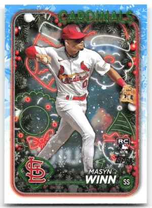 Masyn Winn RC 2024 Topps Holiday St. Louis Cardinals