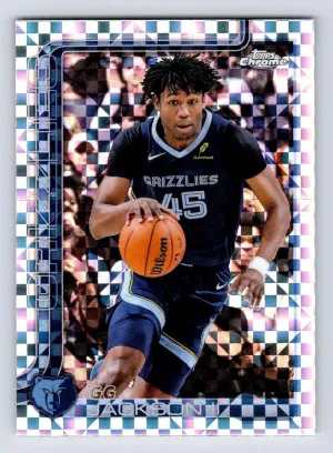 GG Jackson II 2025-26 Topps Chrome X-Fractor Memphis Grizzlies