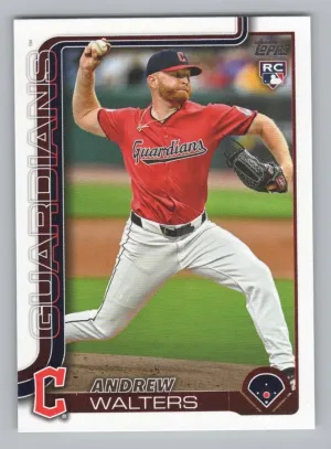 Andrew Walters Rookie 2025 Topps Cleveland Guardians