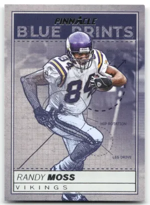 Randy Moss 2024 Panini Encore Blue Prints Minnesota Vikings