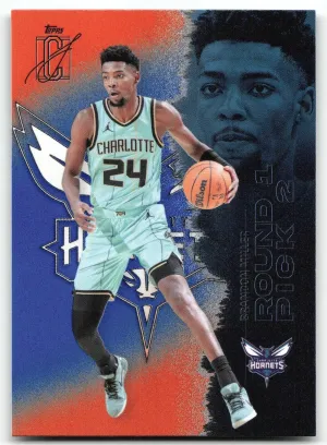 Brandon Miller 2025-26 Topps Signature Class Blue & Orange Charlotte Hornets