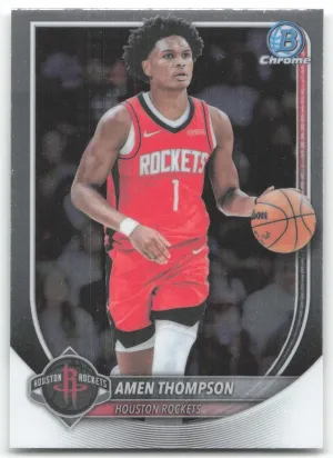 Amen Thompson 2025-26 Bowman Chrome Houston Rockets