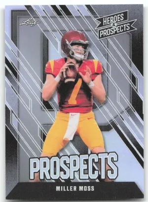 Miller Moss 2024 Leaf Heroes & Prospects USC Trojans