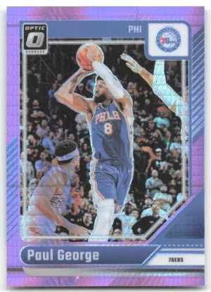 Paul George 2024-25 Donruss Optic Hyper Pink 76ers