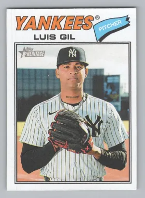 Luis Gil 2026 Topps Heritage New York Yankees