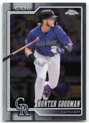 Hunter Goodman 2026 Topps Chrome Colorado Rockies