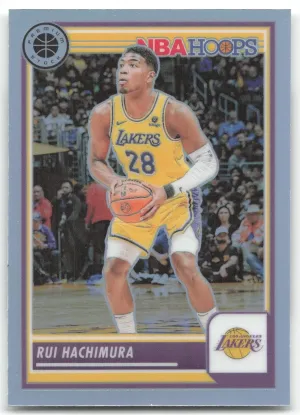 Rui Hachimura 2023-24 Hoops Premium Stock Silver Prizm Lakers