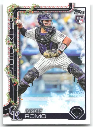 Drew Romo Rookie 2025 Topps Holiday Colorado Rockies