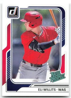 Eli Willits 2026 Donruss Washington Nationals