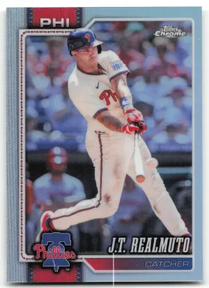 J.T. Realmuto 2026 Topps Chrome Refractors Philadelphia Phillies
