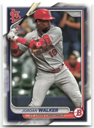 Jordan Walker 2024 Bowman St. Louis Cardinals