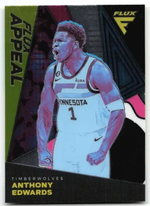 Anthony Edwards 2022-23 Panini Flux Flux Appeal Minnesota Timberwolves