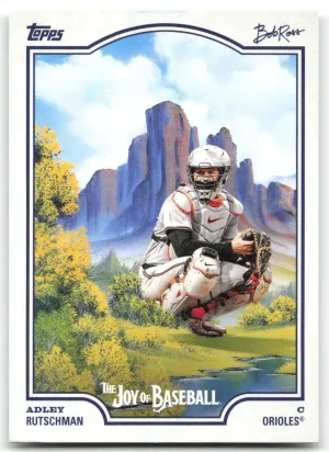 Adley Rutschman 2025 Topps x Bob Ross: The Joy of Baseball Orioles
