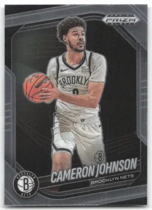 Cameron Johnson 2024-25 Panini Prizm Black Brooklyn Nets