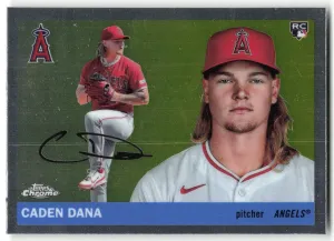 Caden Dana Rookie 2025 Topps Chrome Platinum Los Angeles Angels