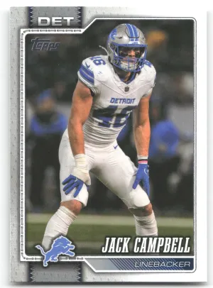 Jack Campbell 2026 Topps Flagship Detroit Lions