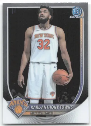 Karl-Anthony Towns 2025-26 Bowman Chrome New York Knicks