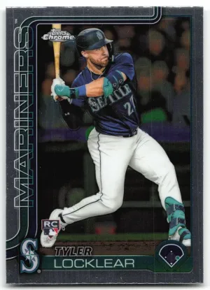 Tyler Locklear RC 2025 Topps Chrome Seattle Mariners