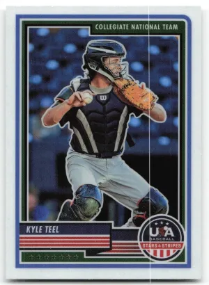 Kyle Teel 2023 Panini Stars & Stripes USA Baseball Team USA