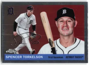 Spencer Torkelson 2025 Topps Chrome Platinum Detroit Tigers