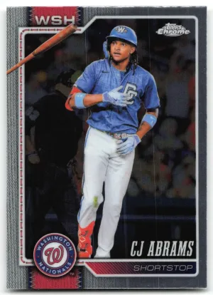 CJ Abrams 2026 Topps Chrome Washington Nationals