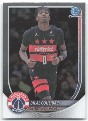 Bilal Coulibaly 2025-26 Bowman Chrome Washington Wizards