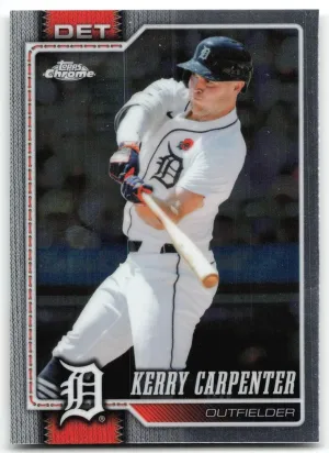 Kerry Carpenter 2026 Topps Chrome Detroit Tigers