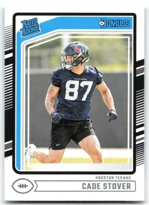 Cade Stover RC 2024 Donruss Texans
