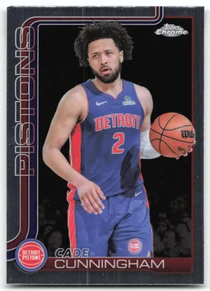Cade Cunningham 2025-26 Topps Chrome Detroit Pistons