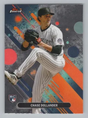Chase Dollander Rookie 2025 Finest Colorado Rockies