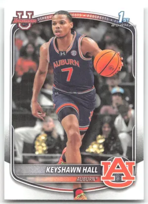 Keyshawn Hall 2025-26 Bowman Prospects Auburn Tigers