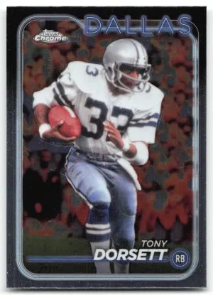 Tony Dorsett 2024 Topps Chrome Cowboys