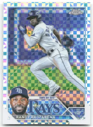 Randy Arozarena 2023 Topps Chrome X-Fractors Tampa Bay Rays