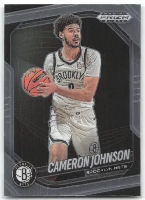 Cameron Johnson 2024-25 Panini Prizm Black Brooklyn Nets