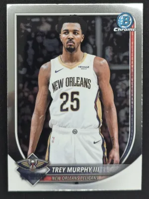 Trey Murphy III 2025-26 Bowman Chrome New Orleans Pelicans