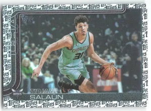 Tidjane Salaün 2025-26 Topps Foil Pattern Hornets