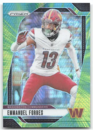 Emmanuel Forbes 2024 Panini Prizm Hyper #/180 Washington Commanders