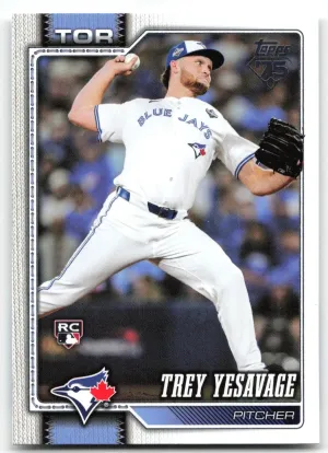 Trey Yesavage Rookie 2026 Topps Toronto Blue Jays