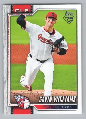 Gavin Williams 2026 Topps Cleveland Guardians