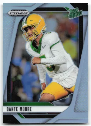 Dante Moore 2025 Panini Prizm Draft Picks Prizms Silver Ducks