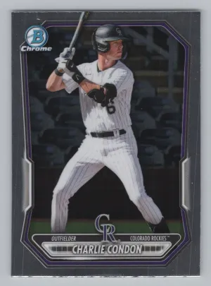 Charlie Condon 2026 Bowman Chrome Prospects Colorado Rockies