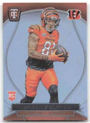 Jermaine Burton RC 2024 Panini Totally Certified Mirror Bengals