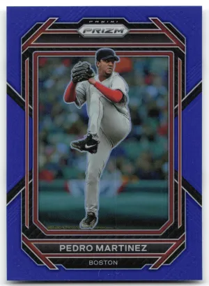 Pedro Martinez 2023 Panini Prizm Blue Prizms #/149 Boston Red Sox