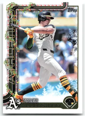 Tyler Soderstrom 2025 Topps Holiday Athletics